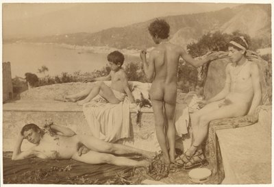 [Sicilianske drenge] af Baron Wilhelm von Gloeden