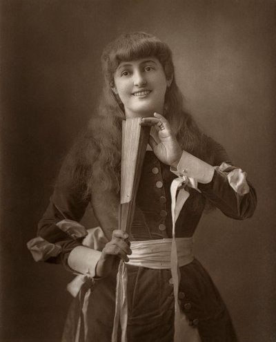 Den britiske skuespillerinde Alice Atherton i Oliver Grumble, 1886 af Barraud