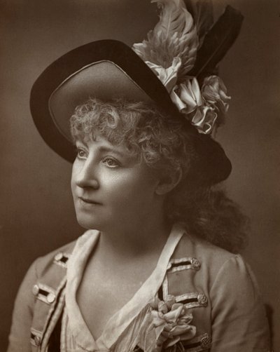 Lydia Thompson, britisk danser, skuespillerinde og teaterproducer, 1886 af Barraud