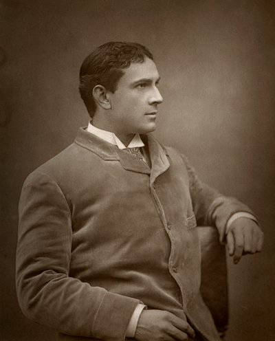Maurice Barrymore, britisk skuespiller, 1886 af Barraud