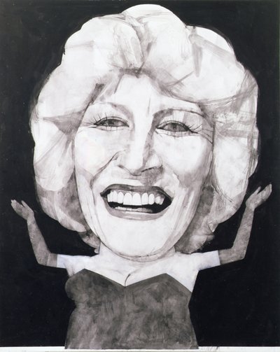 Portræt af Faith Brown, 1970