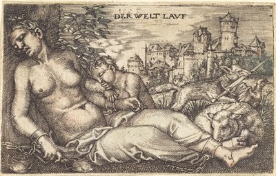 "Der Welt Lavf" (Sovende retfærdighed) af Barthel Beham