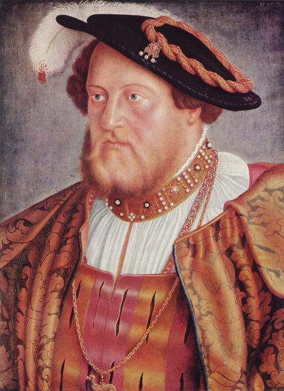 Tysk: Portræt af Ottheinrich, prins af Pfalz Portræt af Ottheinrich, prins af Pfalz af Barthel Beham