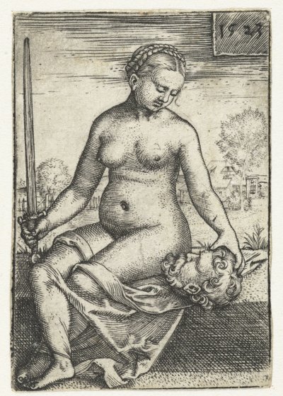 Judith med hovedet af Holofernes og sværd af Barthel Beham