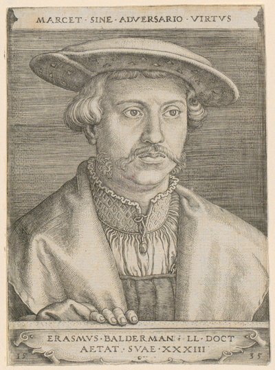 Portræt af doktor Erasmus Baldermann af Barthel Beham
