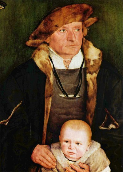 Portræt af Hans Urmiller og hans søn af Barthel Beham