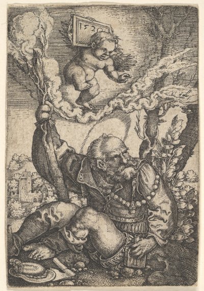 St. Christopher, begyndelsen af det 16. århundrede. af Barthel Beham