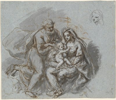 Den hellige familie af Bartholomäus Ignaz Weiss