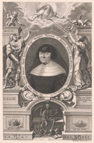 Benigna Veronica Schaffalizky von Mukodell (print) af Bartholomäus Kilian