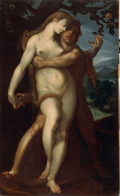 Adam og Eva af Bartholomaeus Spranger