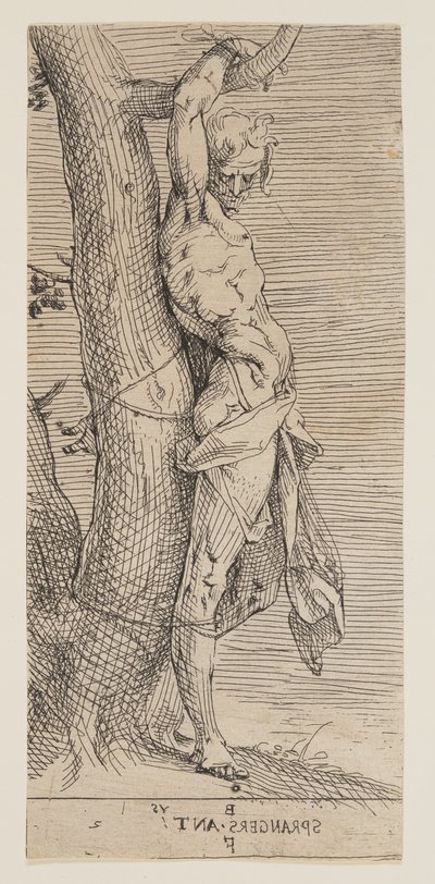 Sankt Sebastian af Bartholomaeus Spranger