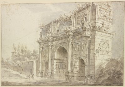 Konstantinsbuen i Rom af Bartholomeus Breenbergh