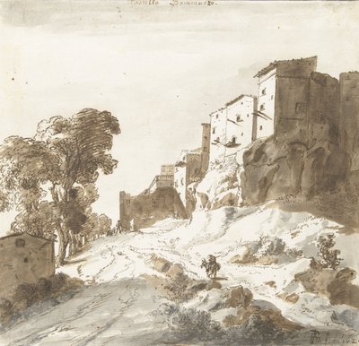 Bomarzo Castle, 1625 (pen) af Bartholomeus Breenbergh