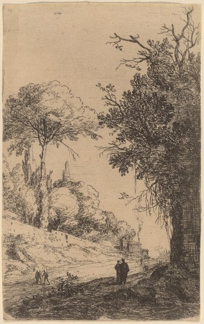 En del af Via Flaminia af Bartholomeus Breenbergh