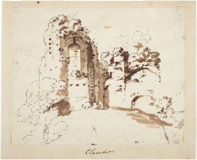 Romerske ruiner af Bartholomeus Breenbergh