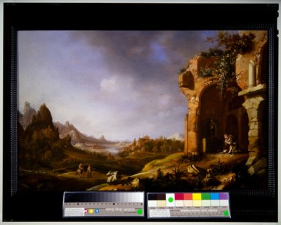Sankt Antonius i meditation af Bartholomeus Breenbergh