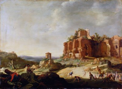 Stening af Sankt Stefan af Bartholomeus Breenbergh