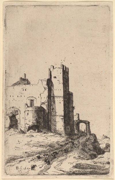 Byen Leoni, nær Frascati af Bartholomeus Breenbergh