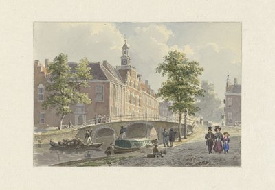 Spui i Haag, set mod syd af Bartholomeus Johannes van Hove