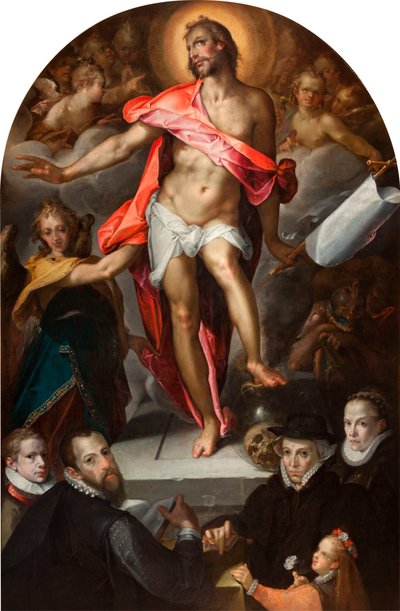 Epitafium over guldsmed Nicolas Müller fra Prag af Bartholomeus Spranger