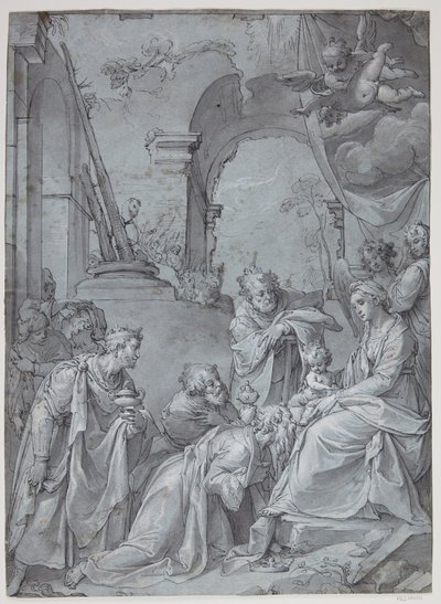 Hyrdernes tilbedelse af Bartholomeus Spranger