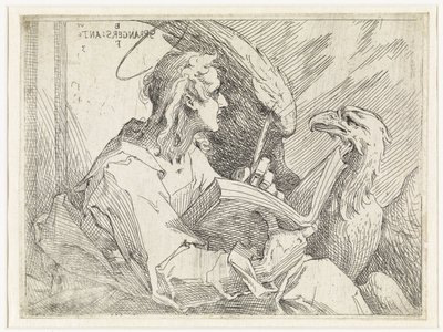 Johannes evangelisten af Bartholomeus Spranger