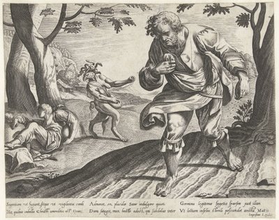 Lignelse om ukrudtet blandt hveden af Bartholomeus Willemsz. Dolendo (attributed to)