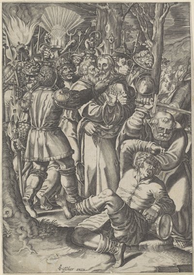 Kristi fangenskab af Bartholomeus Willemsz. Dolendo (possibly)