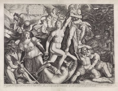 Tiden bringer sandheden frem i lyset ved hjælp af retfærdighed af Bartholomeus Willemsz. Dolendo
