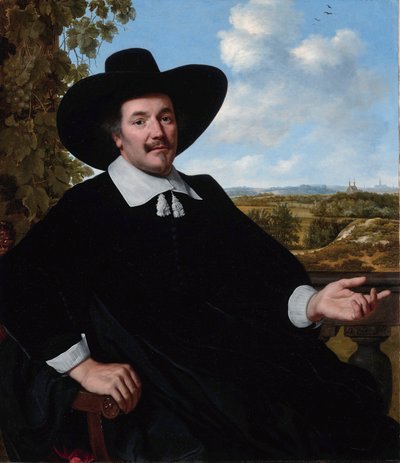 Portræt af Lucas van Beeck (ca. 1602-1657) (sandsynligvis) af Bartholomeus van der Helst