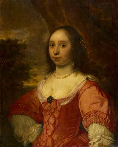 Portræt af en dame af Bartholomeus van der Helst