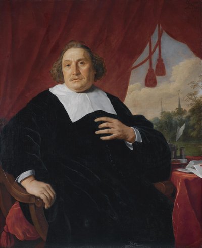 Portræt af en mand, måske Louis Trip af Bartholomeus van der Helst