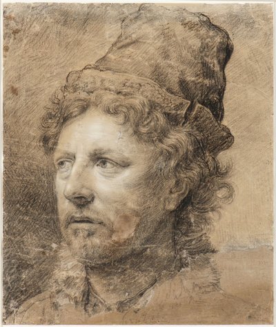 Portræt af maleren Anthonie Waterloo af Bartholomeus van der Helst