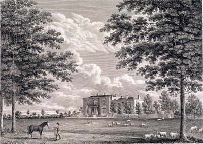 Brockwell Hall, Herne Hill, Lambeth, London, 1820 af Bartholomew Howlett