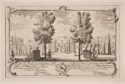 Blågård udenfor Nørreport af Bartholomæus Roque