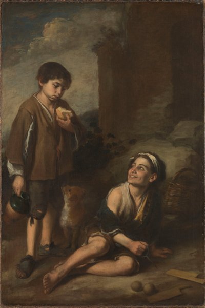 To bondedrenge af Bartolomé Esteban Murillo
