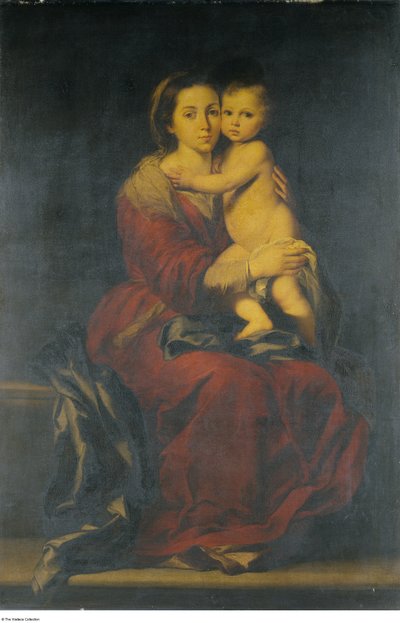 After Bartolomé-Esteban Murillo - The Virgin and Child, c.1660 - c.1699 af Bartolomé Esteban Murillo