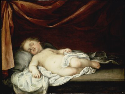 Kristusbarnet sover af Bartolomé Esteban Murillo