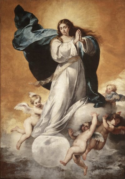 Jomfruens ubesmittede undfangelse, 1650. af Bartolomé Esteban Murillo