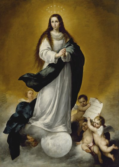Jomfruen af den ubesmittede undfangelse, ca. 1660 af Bartolomé Esteban Murillo