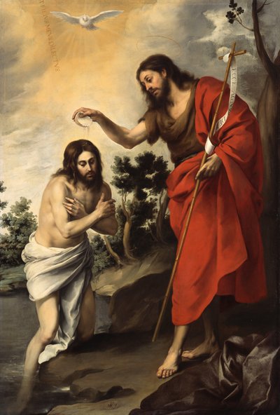 Kristi dåb af Bartolomé Esteban Murillo