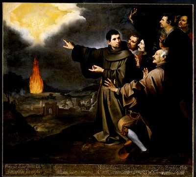 Broder Julián af Alcalás vision af den spanske kong Filip 2.s sjæls himmelfart af Bartolomé Esteban Murillo