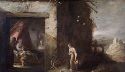 Isaac Blessing Jacob (olie på lærred) af Bartolomé Esteban Murillo