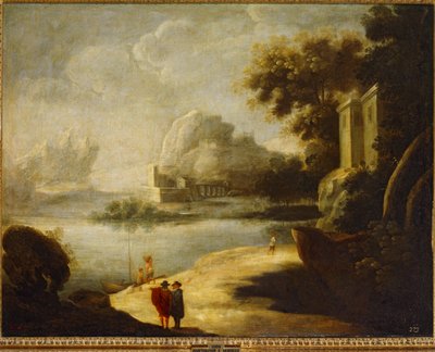 Landskab ... (olie på lærred) af Bartolomé Esteban Murillo