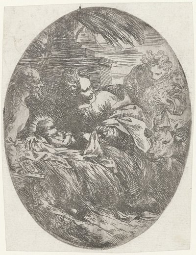 Kristi fødsel af Bartolomeo Biscaino