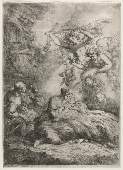 Fødselen. af Bartolomeo Biscaino