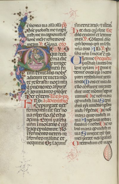 Missale: Fol. 192v: Kristi opstandelse, 1469. af Bartolomeo Caporali