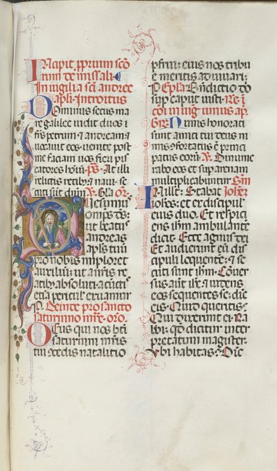 Missale: Fol. 259: Sankt Andreas, 1469 af Bartolomeo Caporali