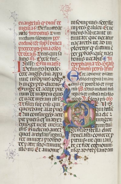Missale: Fol. 30v: Tilbedelse af Magi, 1469. af Bartolomeo Caporali