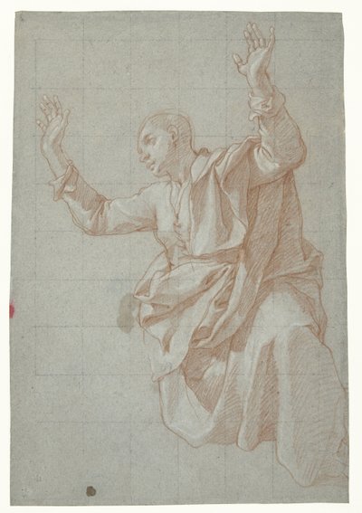 Studie af en ung mand af Bartolomeo Cesi
